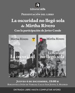 Presentación del libro "La oscuridad no llegó sola. Crónica de una tragedia venezolana" en Madrid